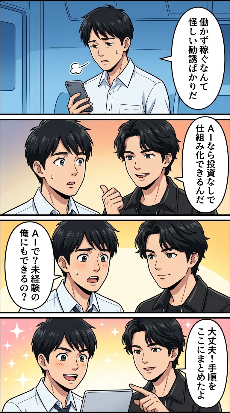 働かなくてもお金が入る仕組み