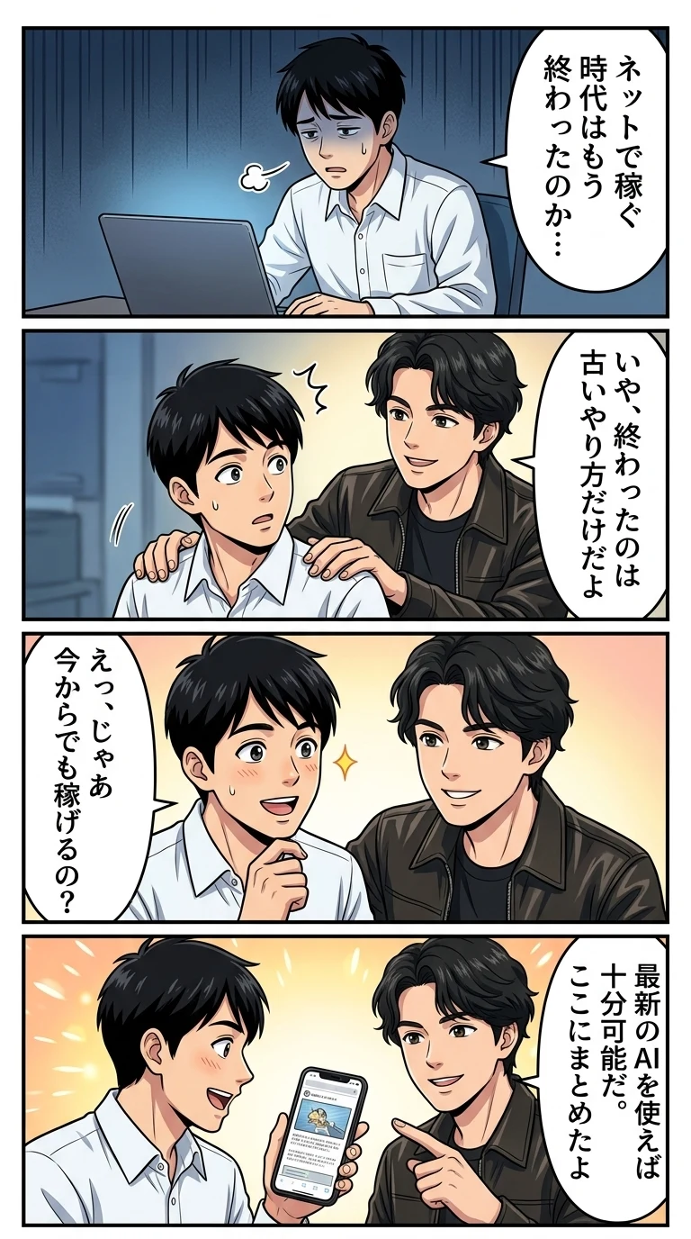 ネットで稼ぐ時代は終わった